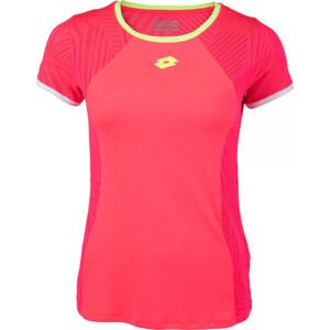 Lotto SUPERRAPIDA V TEE Dámské sportovní tričko, růžová, veľkosť M