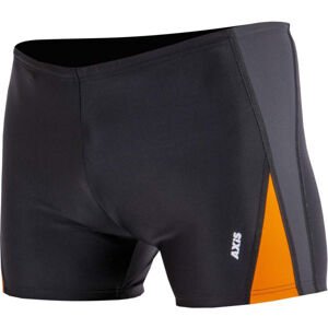 Axis PLAVKY NOHAVIČKA Pánské nohavičkové plavky, Černá,Šedá,Oranžová, velikost 56