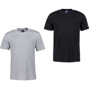 Champion 2PACK CREW-NECK Pánské tričko, šedá, velikost M