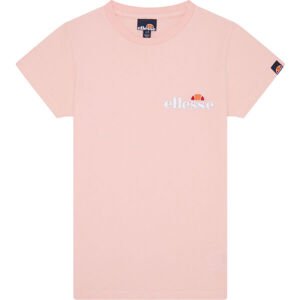 ELLESSE KITTIN TEE Dámské tričko, Růžová,Bílá, velikost XS