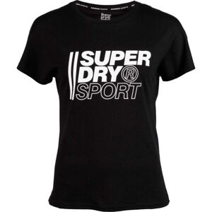 Superdry CORE SPORT GRAPHIC TEE Pánské tričko, černá, velikost M