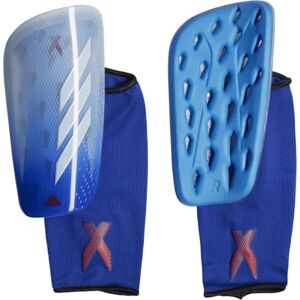 adidas X SG LEAGUE Fotbalové chrániče, modrá, veľkosť L