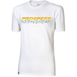 PROGRESS BARBAR SUNSET Pánské tričko, bílá, veľkosť L