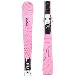EGOE KONTURA + VIST VSP 412 Sjezdové lyže, růžová, veľkosť 150