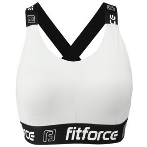 Fitforce NEMEE Dámská fitness podprsenka, bílá, veľkosť L