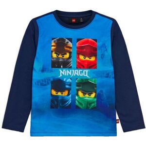 LEGO® kidswear LWTANO 108 Chlapecké tričko s dlouhým rukávem, modrá, veľkosť 116