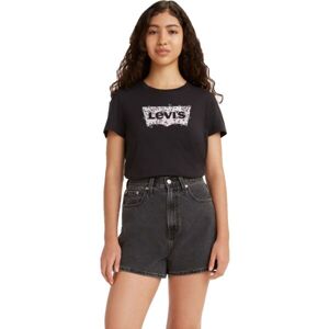 Levi's THE PERFECT TEE Dámské tričko, černá, veľkosť M