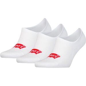 Levi's HIGH CUT BATWING LOGO 3P Unisexové ponožky, bílá, veľkosť 35/38