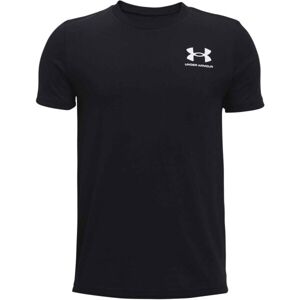 Under Armour SPORTSTYLE LEFT CHEST Chlapecké tričko s krátkým rukávem, černá, veľkosť ysm