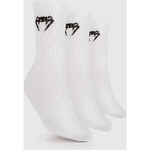 Venum CLASSIC SOCKS - SET OF 3 Ponožky, bílá, veľkosť 37-39