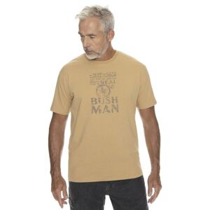 BUSHMAN NEALE Pánské triko, hnědá, veľkosť 4xl