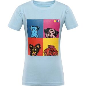 NAX ZALDO Dětské triko, modrá, veľkosť 104-110