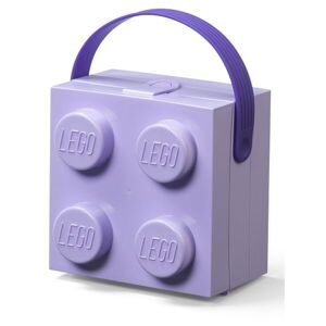LEGO Storage HANDLE BOX Box na svačinu, fialová, velikost