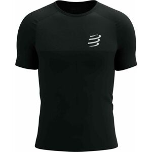 Compressport PERFORMANCE SS TSHIRT Pánské běžecké triko, černá, velikost