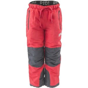 Pidilidi SPORTOVNÍ OUTDOOROVÉ KALHOTY Dívčí outdoorové kalhoty, červená, veľkosť 110