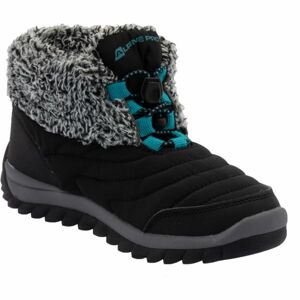 ALPINE PRO SOUNDO Dětské zimní boty, černá, velikost 28