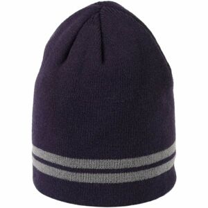 Finmark WINTER HAT Pánská pletená čepice, tmavě modrá, velikost UNI
