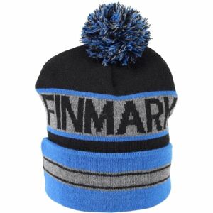 Finmark WINTER HUT Pánská pletená čepice, modrá, velikost UNI