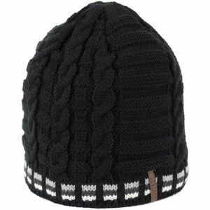 Finmark DIVISION Dámská pletená čepice, černá, veľkosť UNI