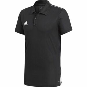 adidas CORE18 POLO Polo triko, černá, velikost S
