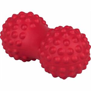 Fitforce MASSAGE BALL PEANUT Masážní míček, červená, velikost os