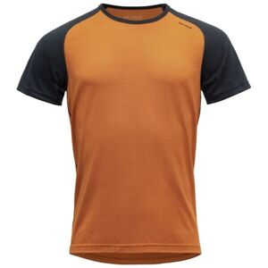 Devold JAKTA MERINO 200 Pánské triko, oranžová, velikost