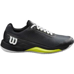 Wilson RUSH PRO 4.0 CLAY Pánská tenisová obuv, černá, velikost 43 1/3