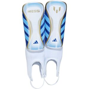 adidas MESSI SG MTC J Dětské fotbalové chrániče, bílá, velikost