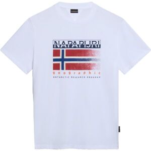Napapijri S-KREIS Pánské tričko, bílá, veľkosť XXL