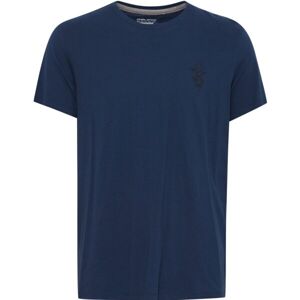 BLEND REGULAR FIT Pánské tričko, tmavě modrá, velikost