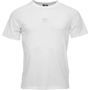 Umbro RLXS TEE ESSENTIALS Pánské triko, bílá, veľkosť M