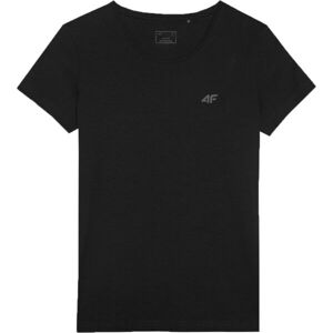 4F T-SHIRT Dámské tričko, černá, velikost