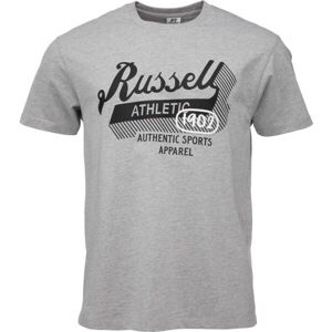 Russell Athletic T-SHIRT M Pánské tričko, šedá, velikost