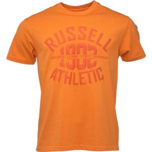 Russell Athletic T-SHIRT M Pánské tričko, oranžová, velikost