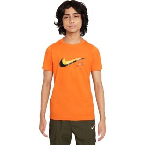 Nike SPORTSWEAR Chlapecké tričko, oranžová, velikost
