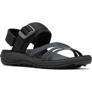 Merrell DISTRICT 4 BACKSTRAP Dámské outdoorové sandály, černá, velikost 36