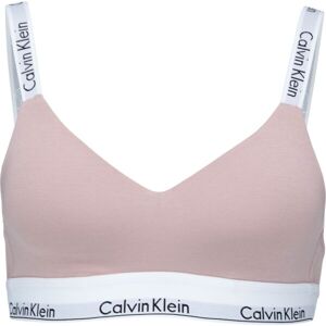 Calvin Klein LGHT LINED BRALETTE (AVG) Dámská podprsenka, růžová, veľkosť M