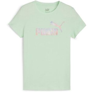 Puma ESSENTIALS + SUMMER DAZE TEE G Dívčí triko, světle zelená, velikost