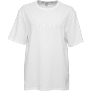 Calvin Klein S/S CREW NECK Dámské triko na spaní, bílá, veľkosť L