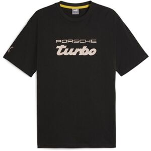 Puma PORSCHE LEGACY ESSENTIALS Pánské triko, černá, velikost