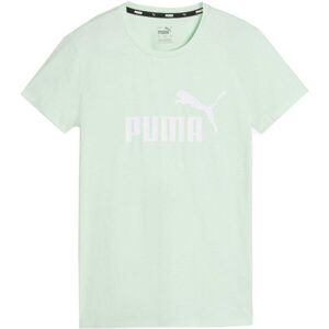 Puma ESS LOGO TEE (S) Dámské triko, světle zelená, velikost