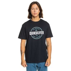 Quiksilver CIRCLE UP Pánské triko, černá, veľkosť XL