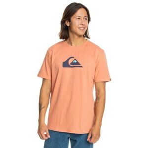 Quiksilver COMP LOGO Pánské triko, oranžová, veľkosť L