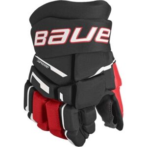 Bauer SUPREME M3 GLOVE-JR Juniorské hokejové rukavice, černá, velikost