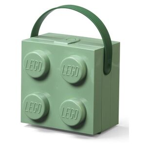 LEGO Storage HANDLE BOX Box na svačinu, zelená, velikost