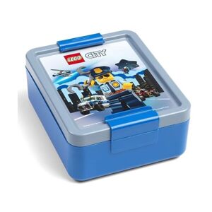 LEGO Storage CITY Box na svačinu, modrá, velikost