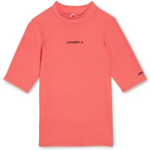 O'Neill ESSENTIALS Dívčí plavecké tričko, lososová, veľkosť 4