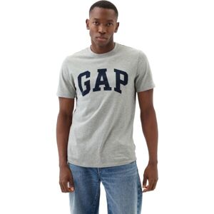 GAP BASIC LOGO Pánské tričko, šedá, velikost