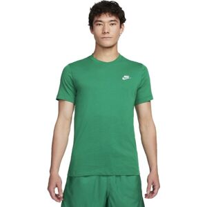 Nike SPORTSWEAR CLUB Pánské tričko, zelená, velikost