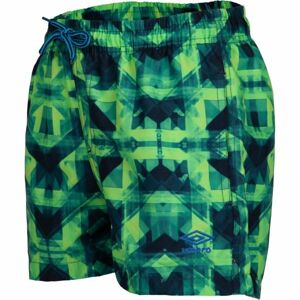 Umbro ZAZO Chlapecké koupací šortky, zelená, veľkosť 140-146